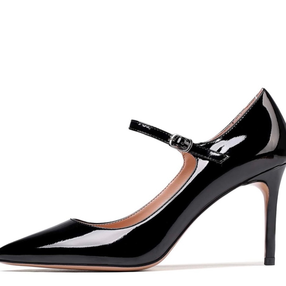 Sexy on sale! Black patent leather Mary Jane pumps (Size 10.5 / 42) NEW!!